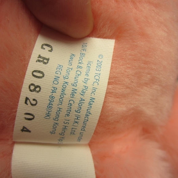 2003 TCFC Care bear 12'' Cheer Bear Talking Plush Rainbow Pink;She Talks,Vintage - Picture 9 of 11